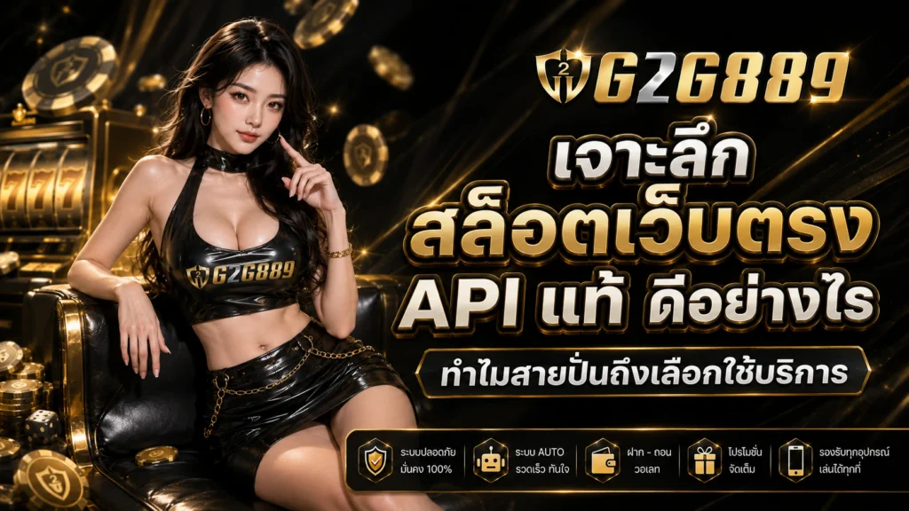 g2g889 สล็อตเว็บตรง API แท้